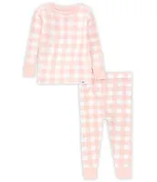 Honest Baby Clothing Girls 12-24 Months Round Neck Long Sleeve Pajama Top & Pants Set