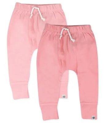 Honest Baby Girls Clothing - Newborn 12 Months Organic Cotton Pant 2-Pack
