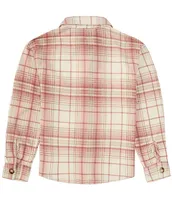 Honey & Sparkle Big Girls 7-16 Long Sleeve Plaid Flannel Shirt