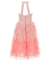 Honey and Rosie Big Girls 7-16 Sleeveless Solid/Ombre Cupcake Fit-And-Flare Dress