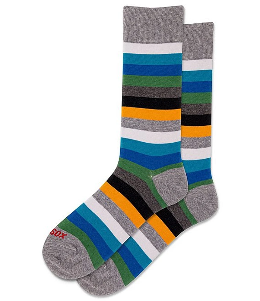 Hot Sox Ombre Stripe Crew Socks