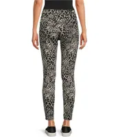 HUE Baby Leopard High Rise Ankle Leggings