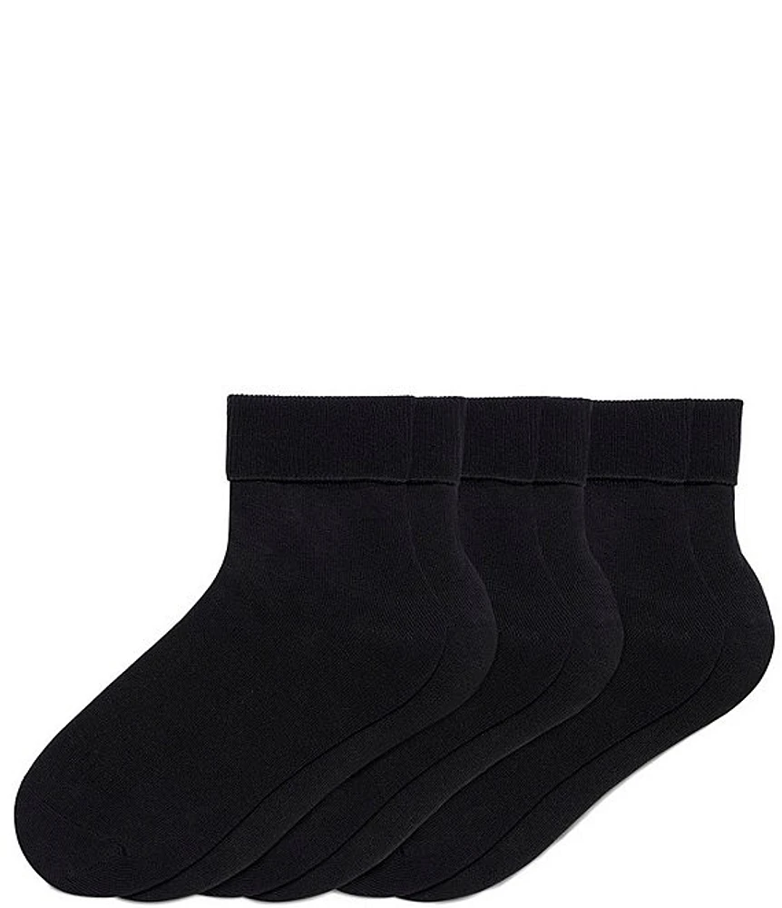 HUE Bobby 3pk Crew Sock