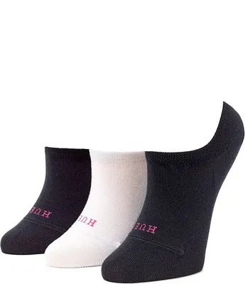 HUE Perfect Sneaker Liner Socks, 3 Pack