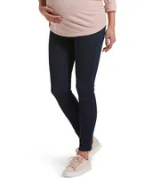 HUE Ultra Soft Denim Maternity Skimmer Leggings