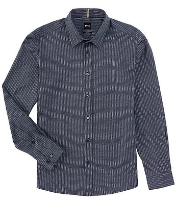 Hugo BOSS Slim Fit Roan Long Sleeve Woven Shirt