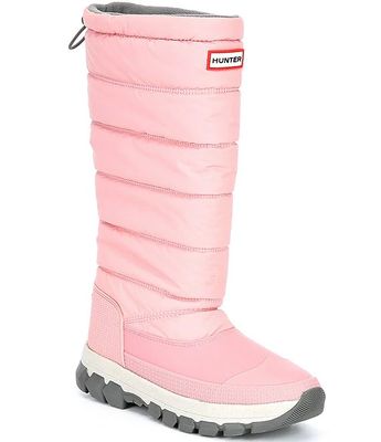 Women's Tall Insulated Waterproof Quilted Snow Boots