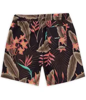 Hurley Cannonball Dark Tropical 17#double; Outseam Volley Shorts