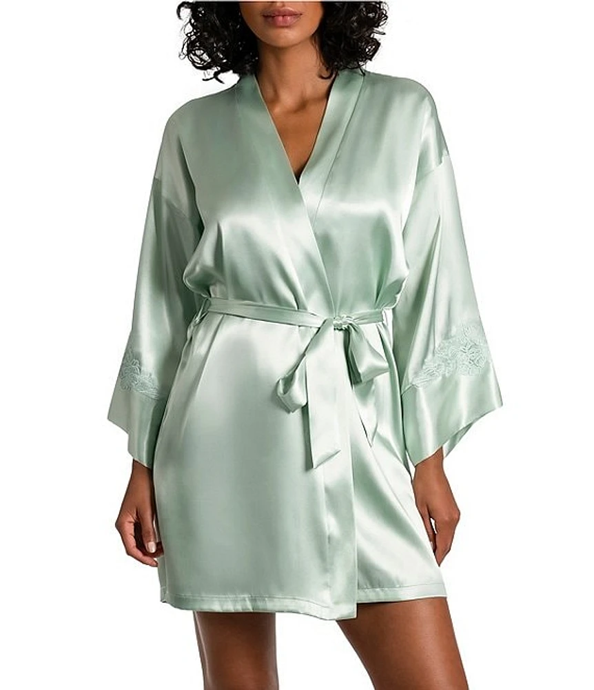 Bloom by Jonquil Adore 3/4 Sleeve Coordinating Satin Robe