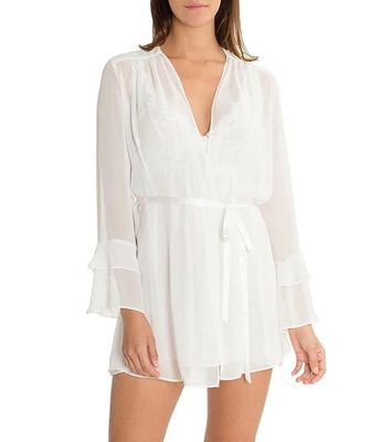 Bloom by Jonquil Laura Chiffon Short Wrap Robe