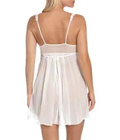 Bloom by Jonquil Laura Sheer Chiffon & Lace Chemise