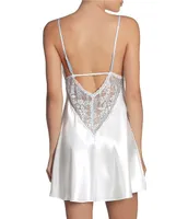 Bloom by Jonquil Two-Tone Lace A-Line V-back Chemise