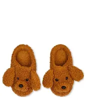 Iscream Girls' Fluffy Dog Furry Slippers (Youth)