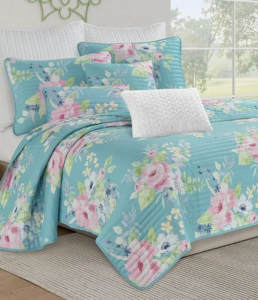 J. Queen New York Floral Embroidered Garden View Comforter Set | Dillard's