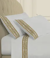 J. Queen New York Majestic Embroidered Sheet Set