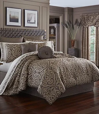 J. Queen New York Astoria Damask Comforter Set
