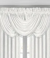 J. Queen New York Bianco Damask Window Treatments