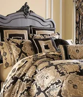 J. Queen New York Bradshaw Damask Chenille Comforter Set