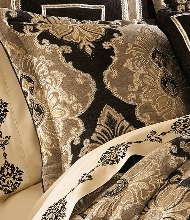 J. Queen New York Milano Sand Chenille Damask Comforter Set