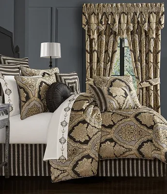 J. Queen New York Melina Chenille Damask Comforter Set