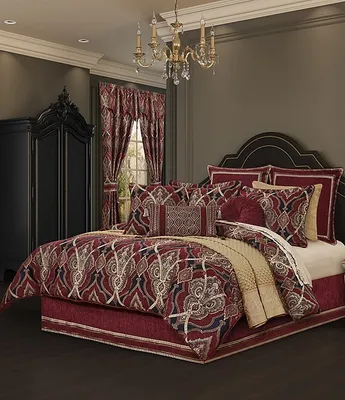 J. Queen New York Sovana Oversized Damask Comforter Set Bedding Collection