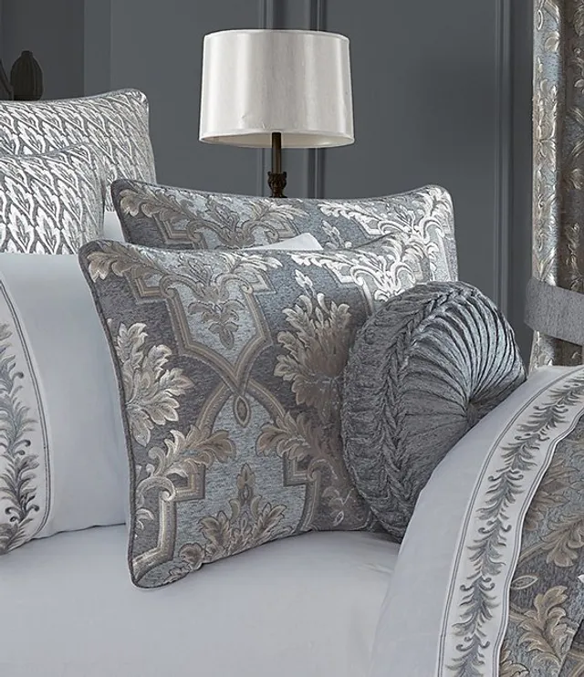 J. Queen New York Weston Blue Bedding Collection Woven Damask Print  Comforter Set