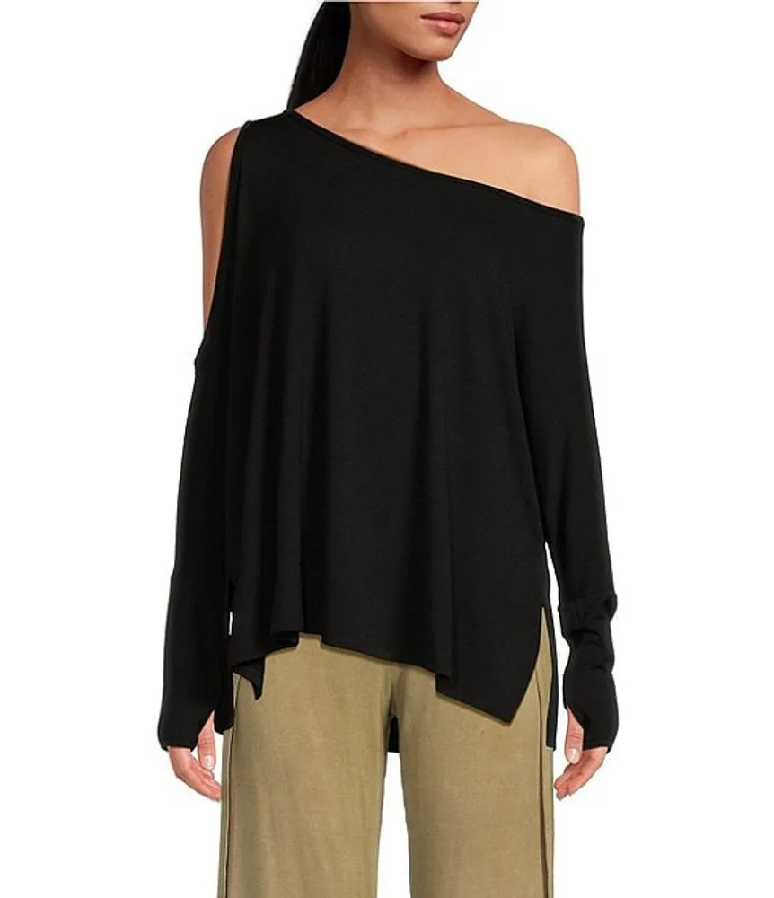 JALA Duo Cold Shoulder Lounge Top