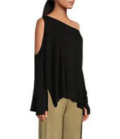 JALA Duo Cold Shoulder Lounge Top