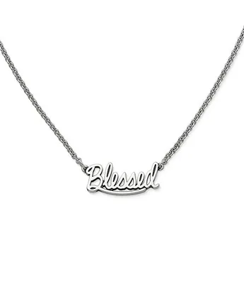 James Avery #double;Blessed#double; Adjustable Necklace