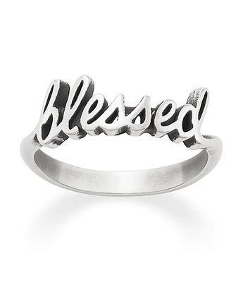 James Avery #double;Blessed#double; Ring