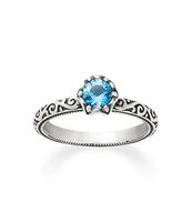 James Avery Cherished Birthstone Ring with Blue Topaz