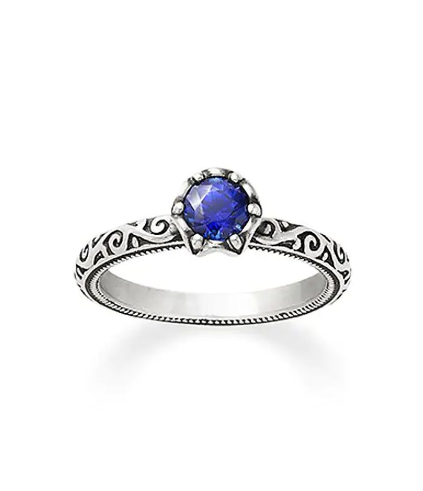 Birthstone Ring - September Blue Sapphire 14K – LeMel
