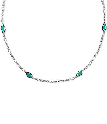 James Avery Teal Enamel Cordoba Necklace