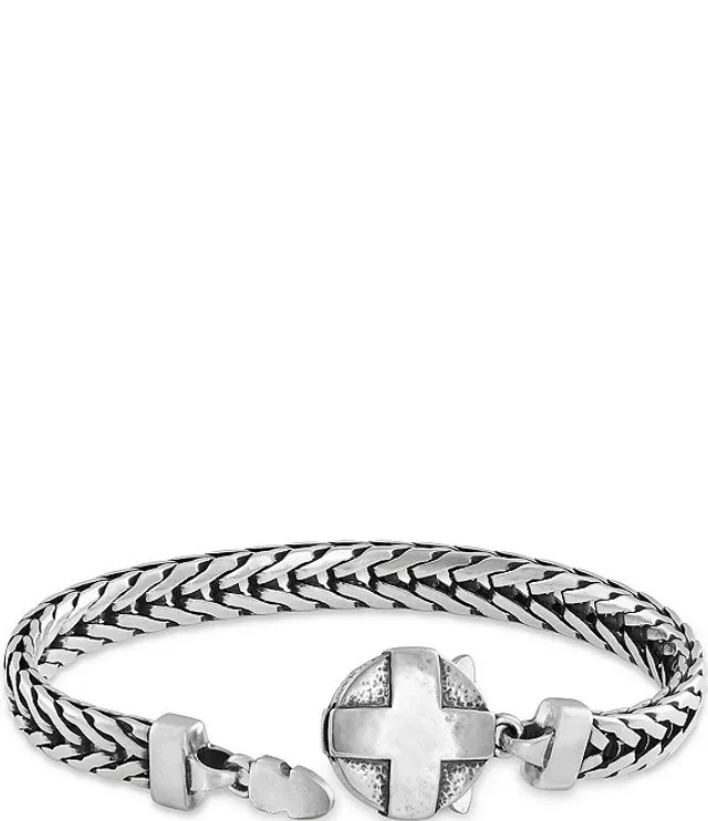 James Avery Forged Sterling Silver Link Charm Bracelet