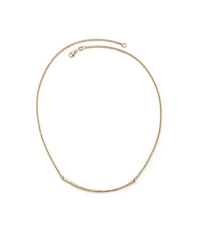 James Avery Hammered Circle Changeable Charm Holder Necklace - 24 in.