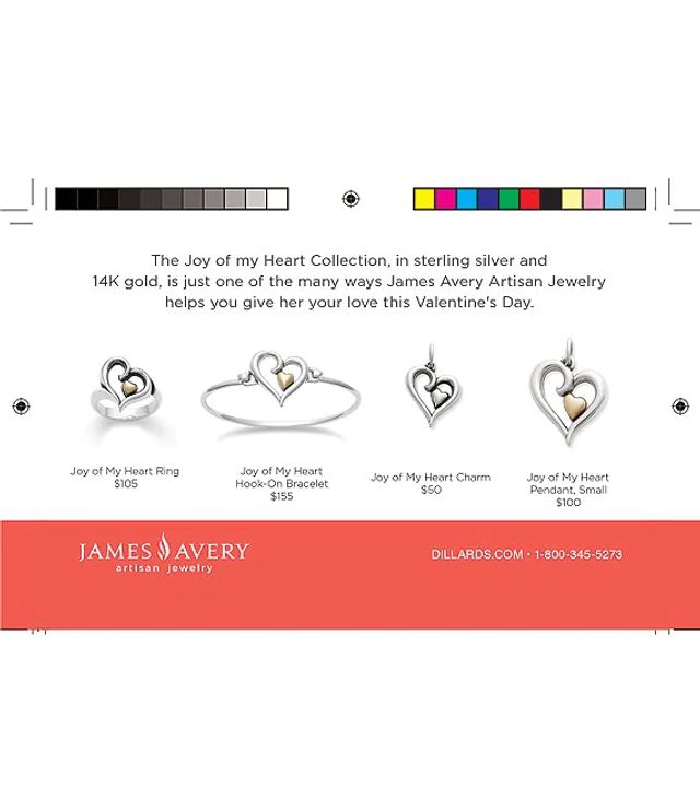 James Avery Joy of My Heart Sterling Silver and 14K Gold Ring