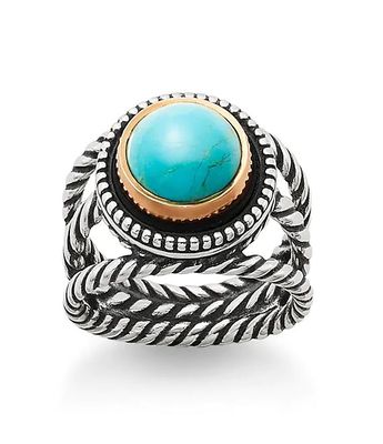 James Avery Marjan Sterling Silver Turquoise Ring