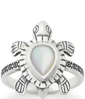 James Avery Mother of Pearl Turtle Ring