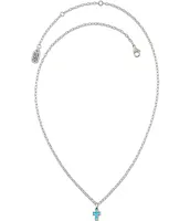 James Avery Petite Enamel Cross Necklace