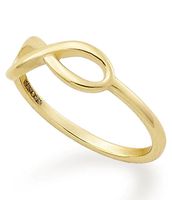 James Avery 14K Gold Petite Infinity Ring