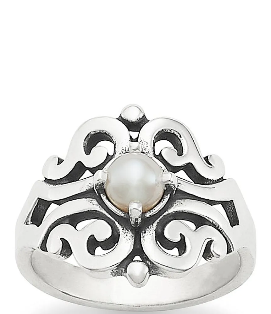 Lace Pearl Diamond Ring – Chérie Jewels