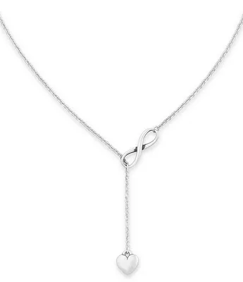 James Avery Sterling Silver Delicate Infinite Love Necklace