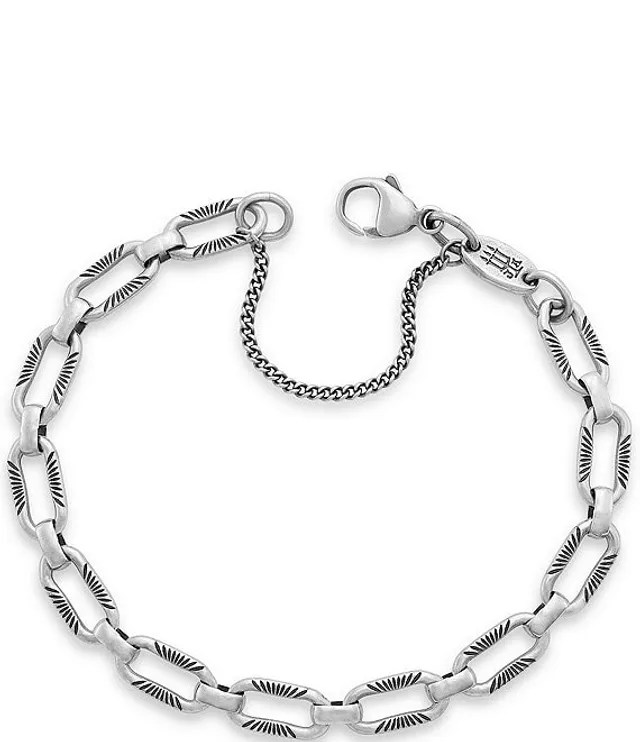 James Avery Sterling Silver Ornate Links Charm Bracelet