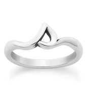 James Avery Sterling Silver Script Initial Ring