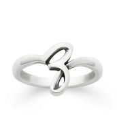 James Avery Sterling Silver Script Initial Ring