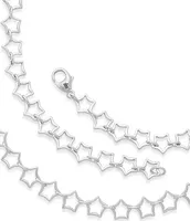 James Avery Sterling Silver Star Chain Necklace