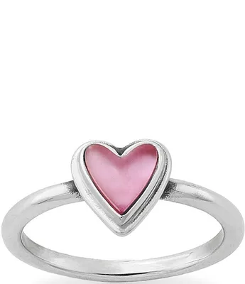 James Avery Sweetheart Pink Doublet Ring