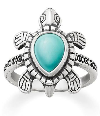 James Avery Turquoise Turtle Ring