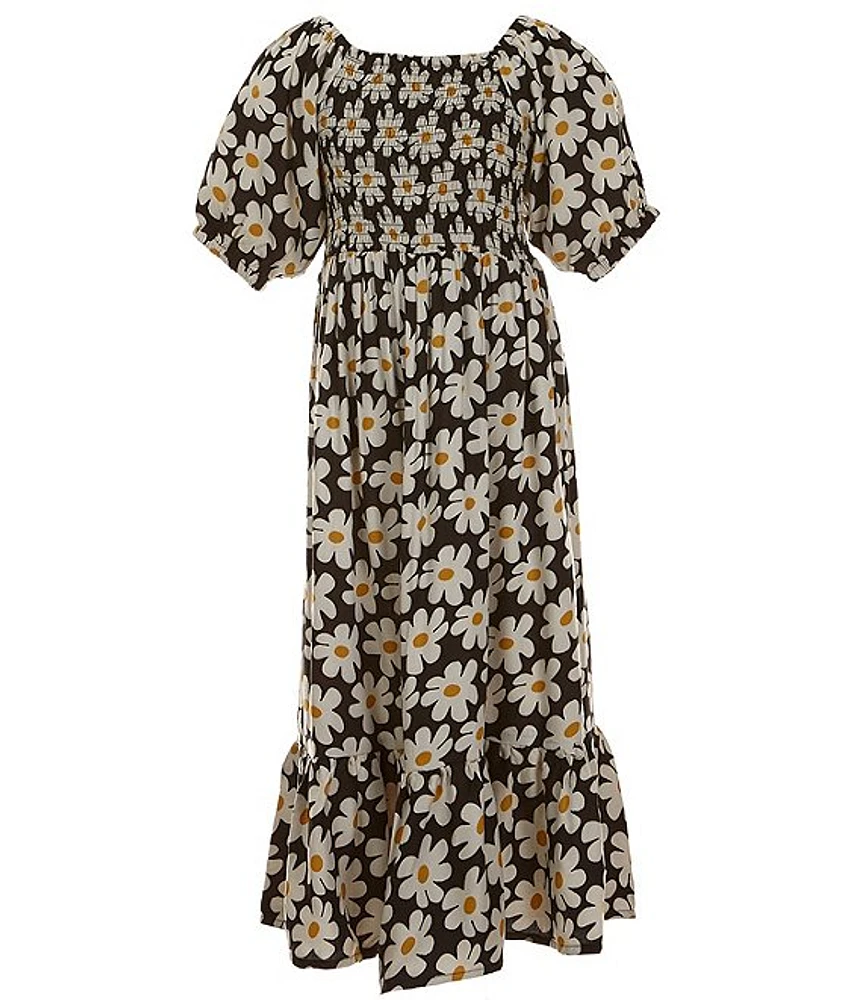 Jessica Simpson Big Girls 7-16 Daisy Print Maxi Dress