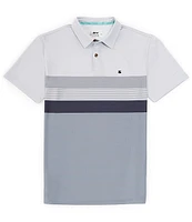 JETTY Bunker Golf Performance Stretch Short Sleeve Polo Shirt